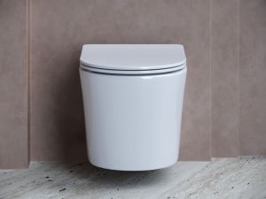 Подвесной унитаз Ceramica Nova Balearica CN6000 безободковый белый