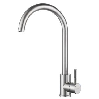 Смеситель для кухни GranFest Z-5410 нержавейка