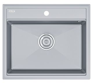 Мойка кухонная Paulmark Stepia PM115951-GRM серый металлик Мойка кухонная Paulmark Stepia PM115951-GRM серый металлик