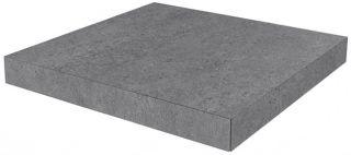 Ступень Kerama Marazzi DL501020R\GCA угловая клееная Фондамента серый темный 33x33x0,9
