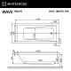 Гидромассажная ванна WHITECROSS Wave 0101.160070.100.SOFT.WH 160x70 см Soft белый