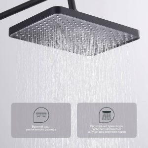 Душевая стойка Splenka S01.24.06 чёрный
