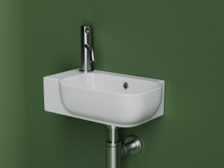 Раковина подвесная Ceramicanova Элемент (Element) CN6074R 40 см белый