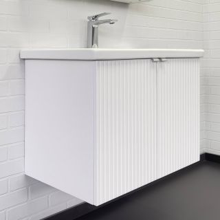 Тумба под раковину Comforty Лима-70П 00-00001284 подвесная белый матовый