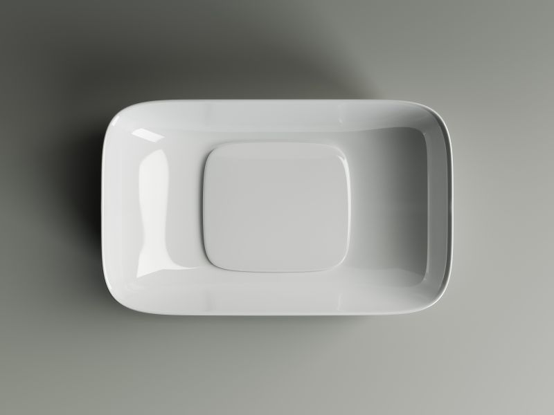 Раковина Ceramica Nova Element CN5021 60см с керамической накладкой на сливное отверстие белый