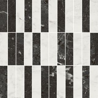 KMB2SPA001BR Бордюр Тубкаль белый глянцевый обрезной 30x2,5x1,9