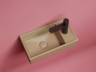 Раковина подвесная Ceramicanova Элемент (Element) CN6051LMC 41 см капучино матовый