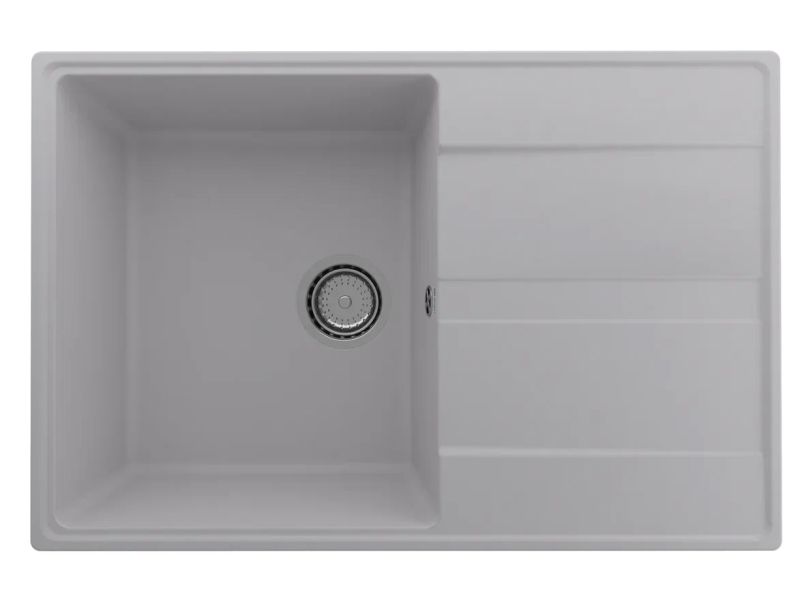 Кухонная мойка Ulgran Quartz Prima 750-04 платина Кухонная мойка Ulgran Quartz Prima 750-04 платина