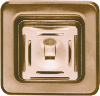 Выпуск для мойки Alveus 1127154 квадратный с вертикальным переливом POP UP BRONZE Выпуск для мойки Alveus 1127154 квадратный с вертикальным переливом POP UP BRONZE