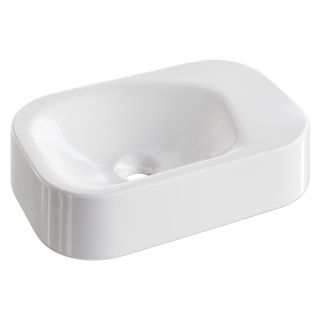 Раковина Armadi Art накладная COLIBRI Corian 480*320*100 White Glossy белый матовый