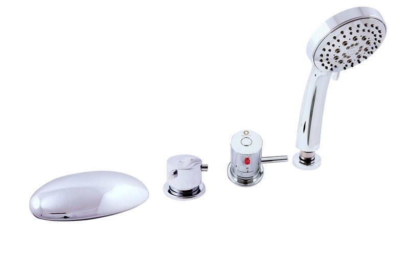 Смеситель на борт ванны Rav Slezak Dunaj DT270.5P хром