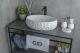 Раковина Gid 9030wf 51187 накладная белая 48x34x15
