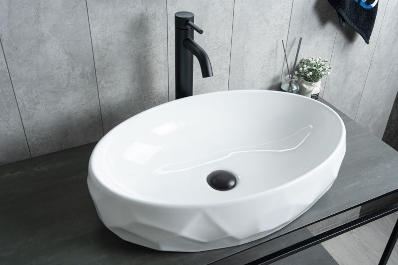Раковина Gid 9030wx 51241 накладная белая 60x40x15