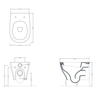Унитаз Artceram TEN TEV006 17 00 черный Унитаз Artceram TEN TEV006 17 00 черный