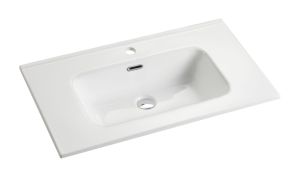 Раковина Gid 9060s 71155 встраиваемая сверху белая 61x46.5x17
