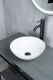 Раковина Gid 9081W 51243 накладная белая 36x36x14