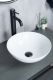 Раковина Gid 9081W 51243 накладная белая 36x36x14