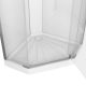 Душевая кабина Cerutti SPA Chika CHIKA901T без крыши 90x90см хром