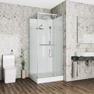 Душевая кабина Cerutti SPA Mimi 901Т без крыши 90x90см