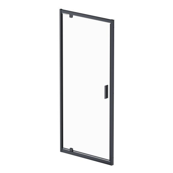 Душевая дверь в нишу Am.Pm Gem W90G-90-1P-BT 90 см чёрный матовый