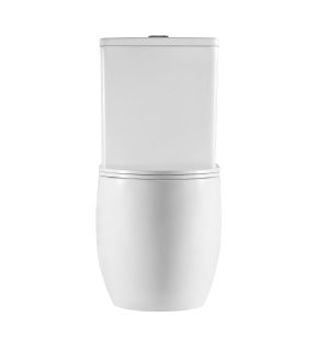Унитаз-компакт D&K Matrix DT1397016 безободковый белый Унитаз-компакт D&K Matrix DT1397016 безободковый белый