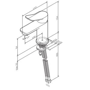 Смеситель для раковины AM.PM  X-Joy F85A02199 золото