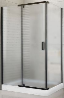 Душевой уголок Royal Bath HPV RB8140HPV-C-BL 140x80см чёрный