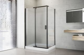 Душевой уголок Royal Bath HPV RB8140HPV-C-BL 140x80см чёрный