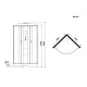 Душевая кабина Niagara Ultra 100x100 3020164 профиль хром стекло прозрачное