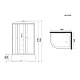Душевая кабина Niagara Ultra 120x180 3100164R профиль хром стекло прозрачное