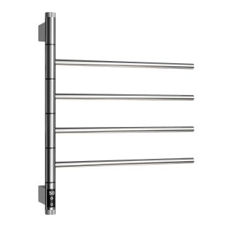 Полотенцесушитель электрический WasserKRAFT Rur 30TH103-4 50x60 см хром