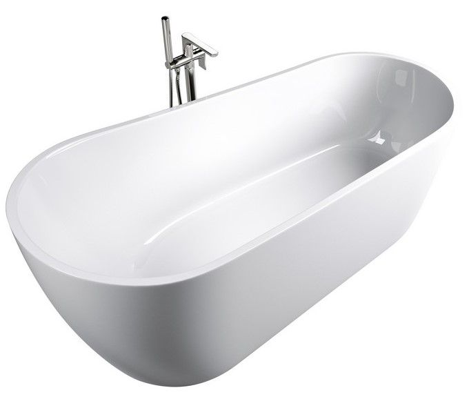 Акриловая ванна Cerutti SPA Viva CT9127 отдельностоящая 170x75см