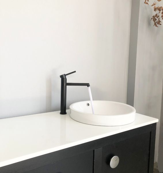 Смеситель для раковины Boch Mann Stella B чёрный BM9130