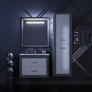 Зеркало Opadiris Карат Z0000004136 Орех антикварный с серебряной патиной