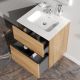 Тумба с раковиной Am.Pm Sense M7B-FUX0602OF-WCC0602WG 60 см дерево