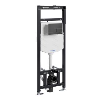 Система инсталляции для унитазов WasserKRAFT Alme 15TLT.010.ME.MB04 с кнопкой смыва