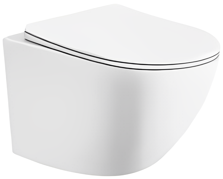 Подвесной унитаз Cerutti SPA Sella Aria MW CT9161 безободковый белый матовый