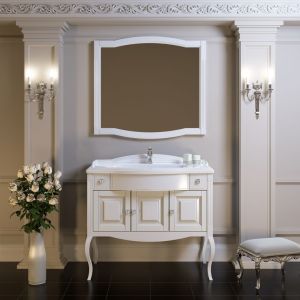Зеркало Opadiris Лаура Z0000012819 Белое матовое