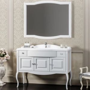 Зеркало Opadiris Лаура Z0000012471 Белое матовое