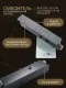 Душевая стойка Vexorus Design B8031.BL чёрный матовый