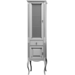 Шкаф-колонна Opadiris Лаура 44 L Z0000012756 Белый матовый ручки Swarovski Хром Шкаф-колонна Opadiris Лаура 44 L Z0000012756 Белый матовый ручки Swarovski Хром