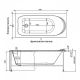Акриловая ванна Aquanet Nord 170x70