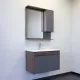 Зеркало-шкаф Comforty Кемер 00-00014146 75 см дуб антрацит