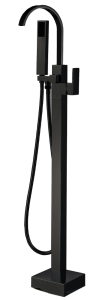 Напольный смеситель для ванны Boch Mann Resia Black BM9191 чёрный матовый
