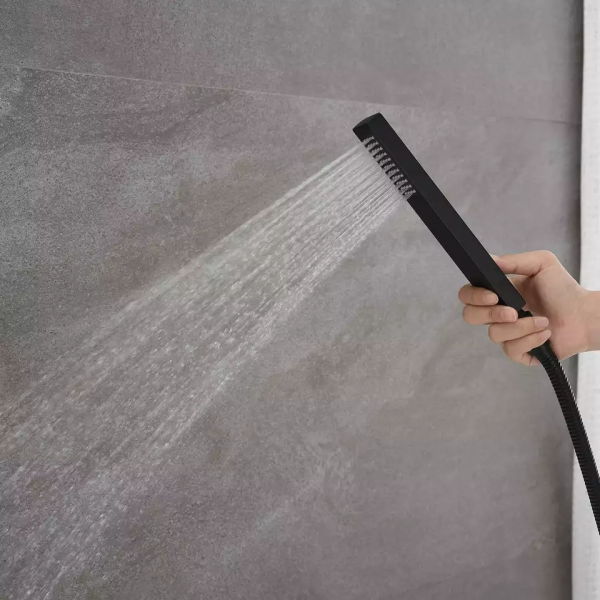 Напольный смеситель для ванны Boch Mann Resia Black BM9191 чёрный матовый
