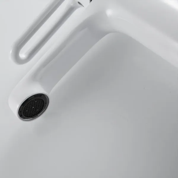 Смеситель для раковины Shevanik S8101F белый/хром