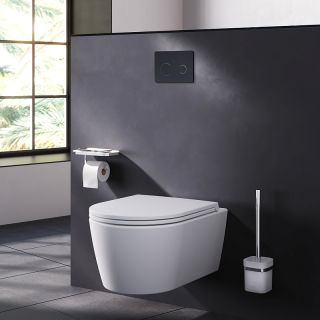 Клавиша смыва Am.Pm Touch Pro I0450B38 сенсорная черный глянец Клавиша смыва Am.Pm Touch Pro I0450B38 сенсорная черный глянец