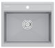 Мойка кухонная Paulmark Stepia PM115951-GRS серый дым Мойка кухонная Paulmark Stepia PM115951-GRS серый дым
