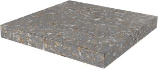 Ступень Kerama Marazzi SG632220R\GCA угловая клееная Терраццо коричневый 33x33x0,9