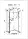 Душевая кабина Cerutti SPA KORRA90B 90x90см